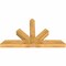 Ekena Millwork Saratoga Rough Sawn Timber Gable Bracket, Western Red Cedar, 72"W x 42"H x 6"D x 6"F, 14/12 Pitch GBW072X42X0606SAR00RWR - alternate 3